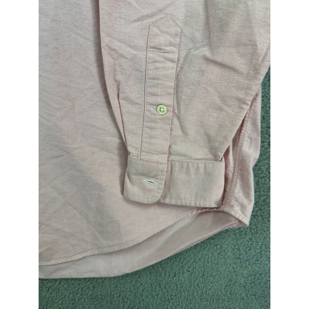 Ralph Lauren Shirt Mens XL Pink Oxford Blake Button Down Flex Pony Preppy Mens - Picture 2 of 8